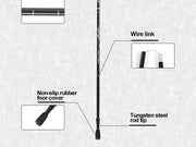 Loveliving Portable 5-Section Hiking Sticks-Black/130CM Ultra Light Telescopic Hiking Stick 130cm Five Section