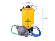 Loveliving Outdoor & Camping Shower bag With Foot Pump - Yellow 12L Outdoor Shower Bag With Foot Pump Portable Yellow