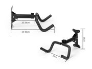 Loveliving Wall Mount Adjustable Bike Hanger Wall Mount Adjustable Foldable Bike Hanger Space Saving
