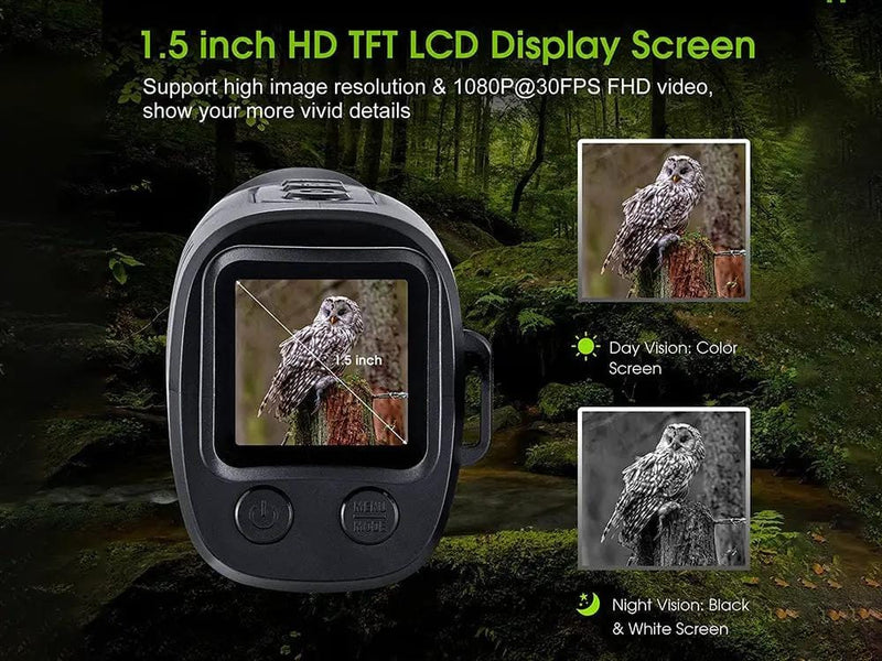 Loveliving Digital Night Vision Monocular for 100% Darkness Digital Night Vision Monocular 850nm IR Illuminator