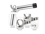 Loveliving Marine Stainless Steel Fishing Rod Holder Stainless Steel Fishing Rod Holder With 360 Degree Lock