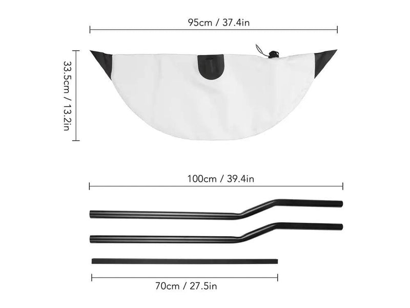 Kayak PVC Inflatable Outrigger Float Canoe Boat Standing Float Stabiliser Kit – view 5