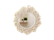 Loveliving Furniture 50 cm Handmade Macrame Mirror 50 cm Handmade Macrame Mirror