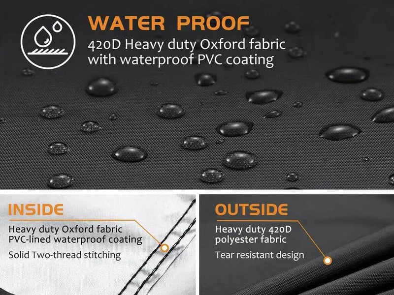 Loveliving BBQ & Cooking 420D Heavy Duty BBQ Grill Cover Loveliving 420D Heavy Duty BBQ Grill Cover
