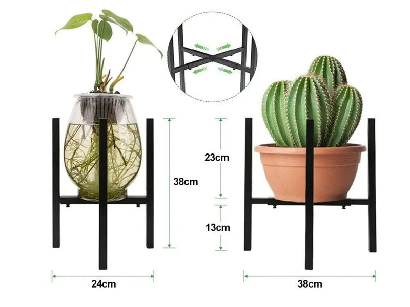 Loveliving Furniture Adjustable Metal Plant Stand Adjustable Metal Plant Stand