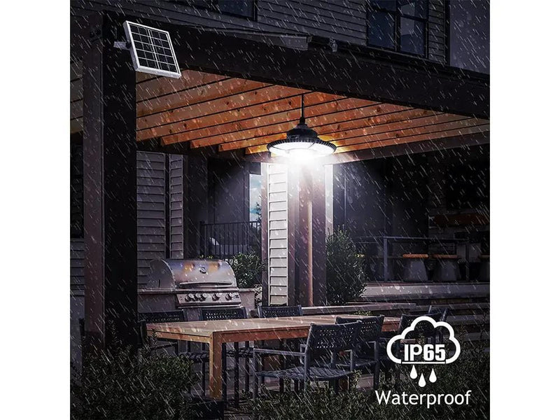 Loveliving Solar Pendant Light with Remote Control Solar Pendant Light With Remote For Indoor Outdoor Use