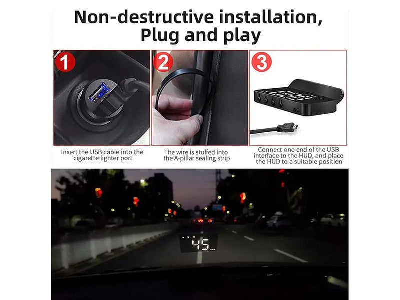 Car Head Up Display/Windshield Projection Speedometer – view 7