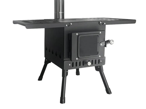 Loveliving Outdoor & Camping Portable Camping Wood Stove-Small Portable Camping Wood Stove With Glass Window