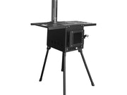 Loveliving Outdoor & Camping Portable Camping Wood Stove-Small Portable Camping Wood Stove With Glass Window