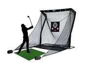 Loveliving 2.5m Z-shaped Golf training net With Side Protection 2 5m Z Shaped Golf Training Net With Side Protection