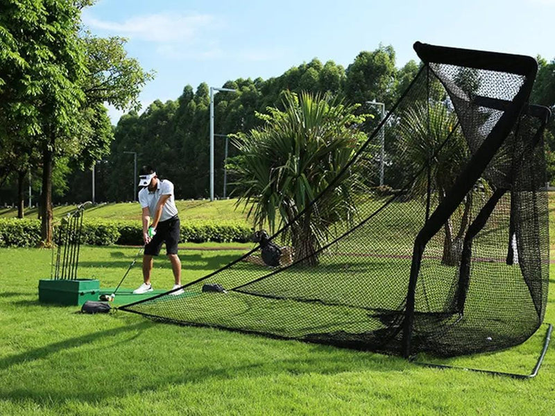 Loveliving 2.5m Z-shaped Golf training net With Side Protection 2 5m Z Shaped Golf Training Net With Side Protection