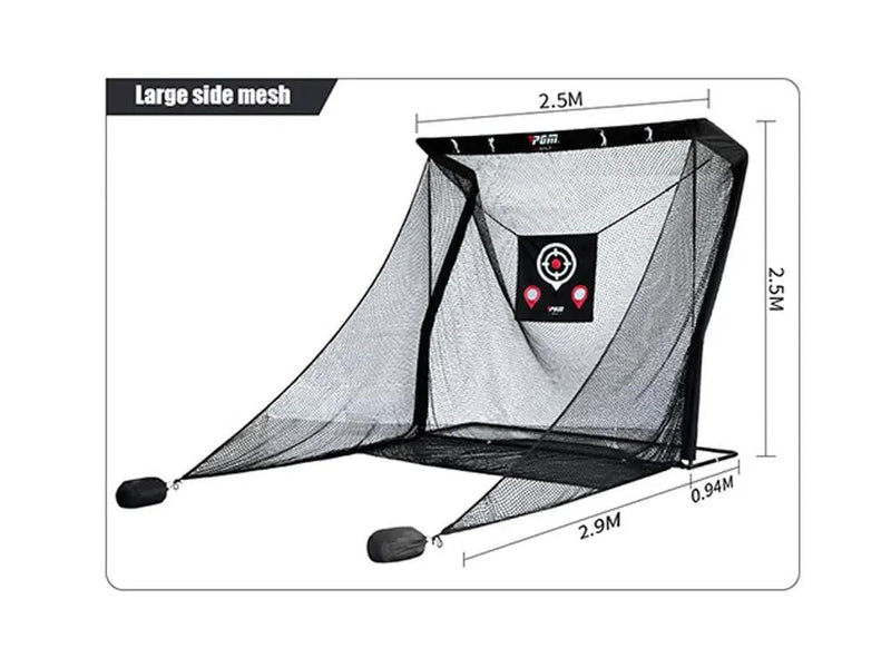 Loveliving 2.5m Z-shaped Golf training net With Side Protection 2 5m Z Shaped Golf Training Net With Side Protection