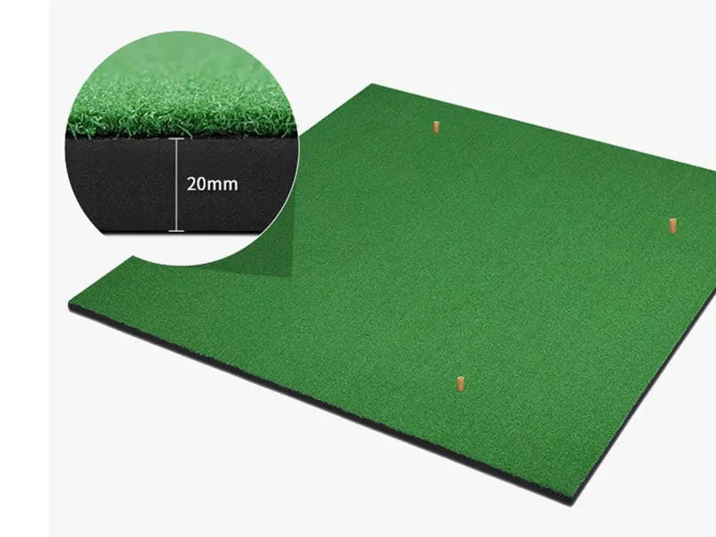 Loveliving Golf 1 x 1.25M Driving Range Golf Hitting Mat Loveliving Golf Hitting Mat With Four Tee Holes