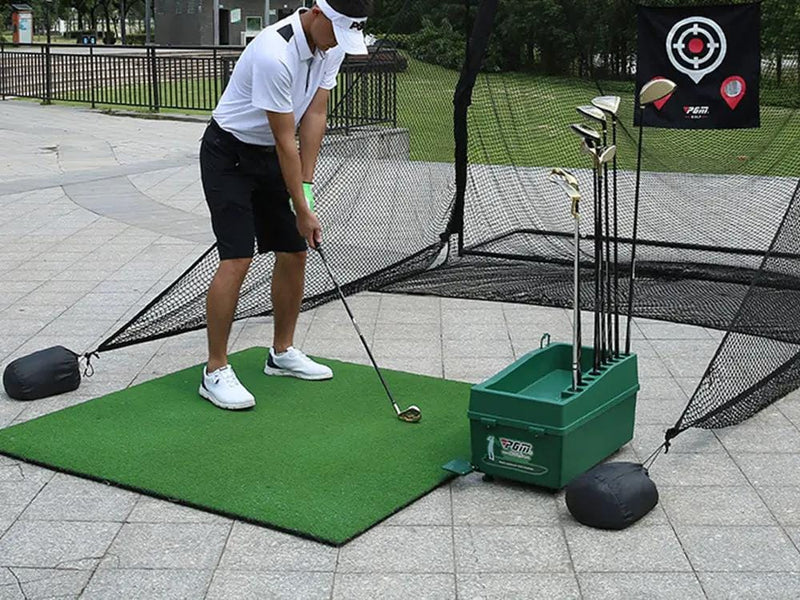 Loveliving Golf 1 x 1.25M Driving Range Golf Hitting Mat Loveliving Golf Hitting Mat With Four Tee Holes
