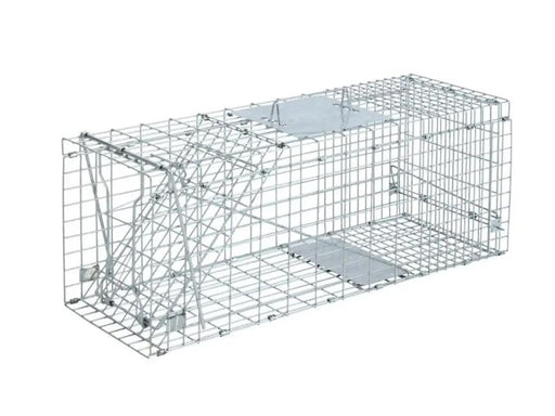 Loveliving Pet & Animal Humane Live Animal Trap Cage 79*28*33cm Humane Live Animal Trap Cage 79x28x33cm Galvanized