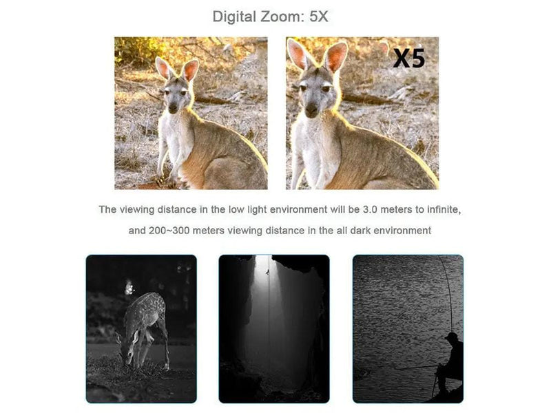 Loveliving Sports & Outdoor Night Visions Binocular Loveliving Night Vision Binoculars With IR Illuminator