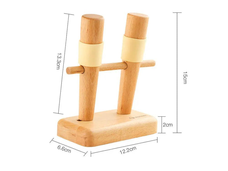 Loveliving Furniture Adjustable Wooden Guitar Wall Hanger Adjustable Wooden Guitar Wall Hanger