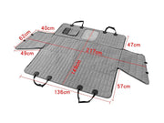 Loveliving Pet & Animal Dog Car Back Seat Protective Cover Loveliving Dog Car Back Seat Cover Breathable Mesh