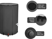 Loveliving Rain Water Tank Barrel - 380L Collapsible Rain Barrel 380L for Rainwater Harvesting