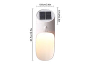 Loveliving Home & Living LED Solar Wall Light/Waterproof Garden Lamp-White LED Solar Wall Light/Waterproof Garden Lamp-White