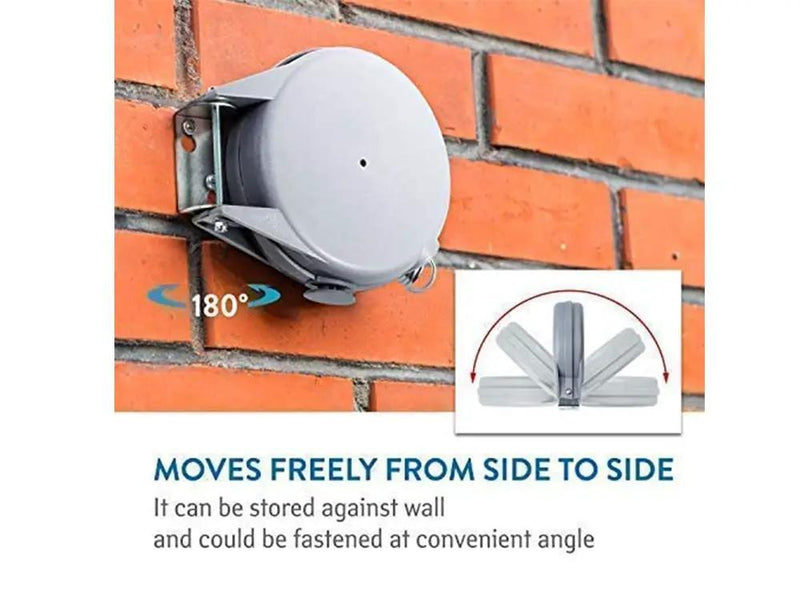 Loveliving Outdoor & Camping 15M Retractable Clothesline Loveliving 15M Retractable Clothesline Indoors Outdoor