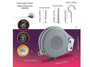 Loveliving Outdoor & Camping 15M Retractable Clothesline Loveliving 15M Retractable Clothesline Indoors Outdoor
