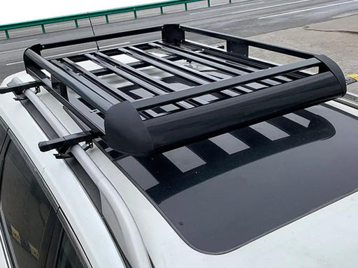 Loveliving Aluminium Roof Rack Basket Tray Luggage Cargo Carrier 100*140cm Aluminium Roof Rack Basket Tray 100x140cm Carrier