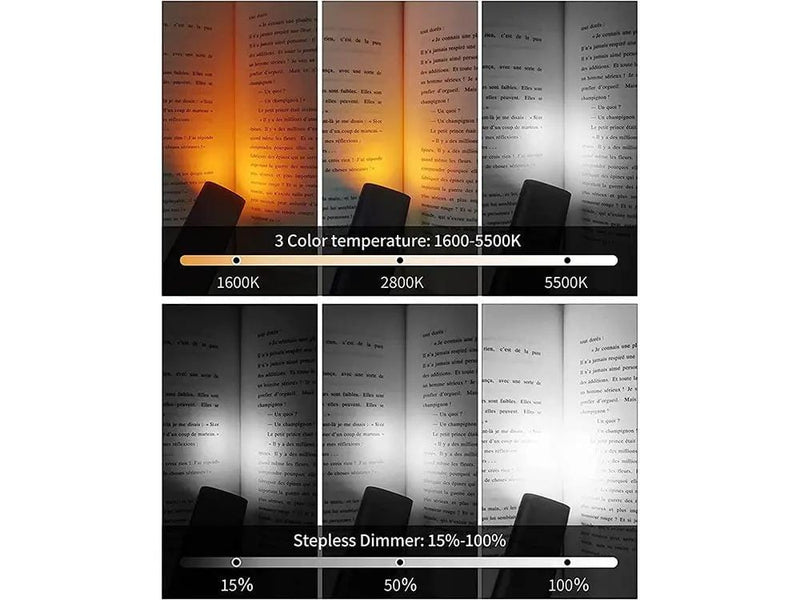 Loveliving Home & Living 360° Adjustable Neck Reading Light Book Light 360° Adjustable Neck Reading Light Book Light