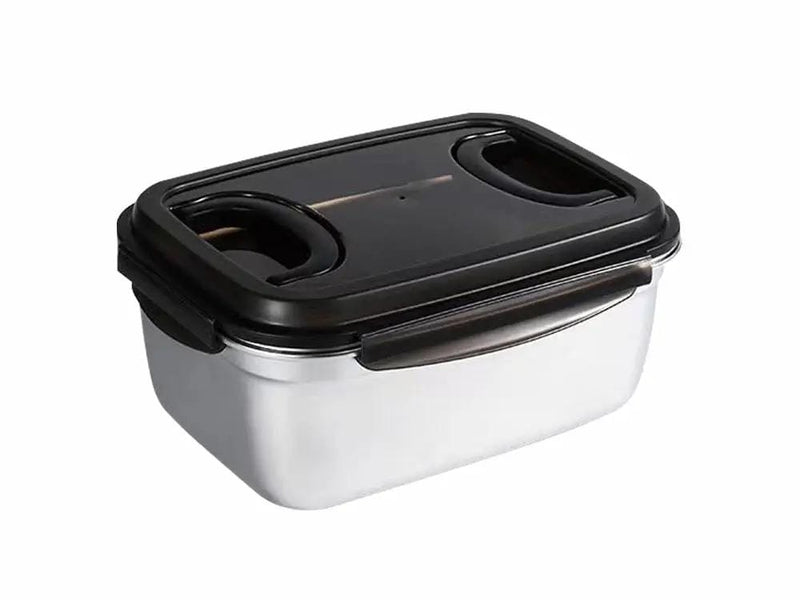 Loveliving 9500ml 304 Stainless Steel Food Storage Container 9500ml Stainless Steel Food Storage Container Lock Lids