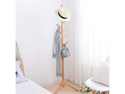 Loveliving Solid Wood Coat Rack with 8 Hooks - Nature Solid Wood Coat Rack with 8 Hooks - Nature