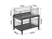 Loveliving Furniture 2 Tier Sliding Basket Organizer for Cabinets 2 Tier Sliding Basket Organizer for Cabinets