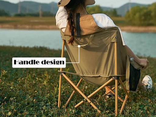 Loveliving Outdoor & Camping Outdoor Folding Camping Chair-Yellow Yellow Outdoor Folding Camping Chair With Carry Bag