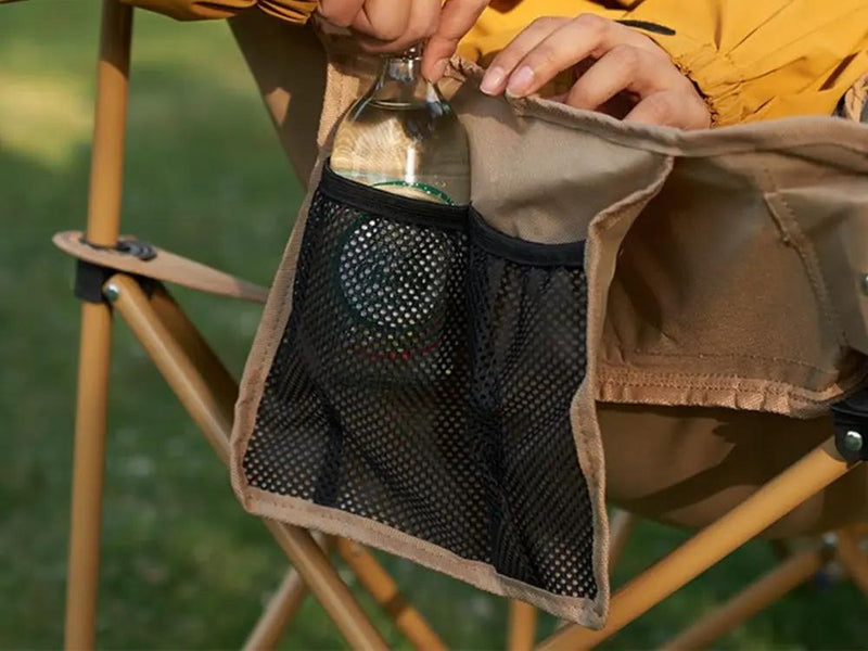 Loveliving Outdoor & Camping Outdoor Folding Camping Chair-Yellow Yellow Outdoor Folding Camping Chair With Carry Bag
