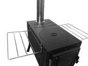 Loveliving Outdoor & Camping Portable Camping Wood Stove-Large Portable Camping Wood Stove Foldable Iron Construction