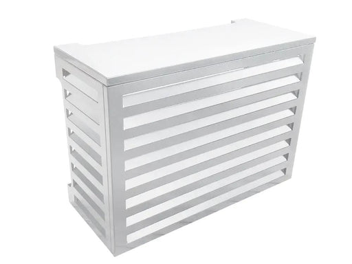 Loveliving 2mm Thickness Aluminium Heat Pump Cover- White-Small 2mm Thickness Aluminium Heat Pump Cover- White-Small