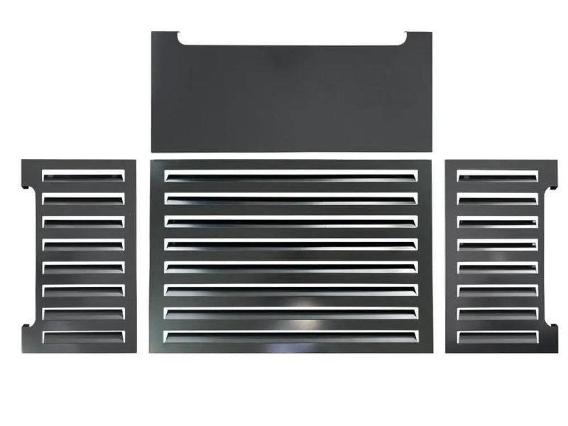 2mm Thickness Aluminium Heat Pump Cover- Black-Small – view 4