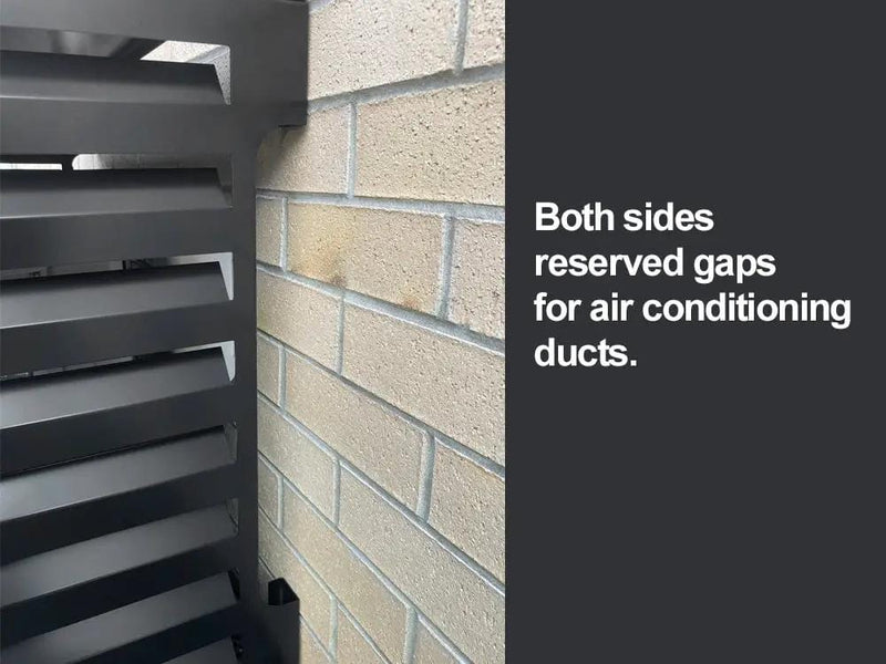 2mm Thickness Aluminium Heat Pump Cover- Black-Small – view 6