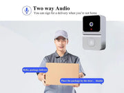 Loveliving Home & Living Wireless Doorbell Camera-White Wireless Doorbell Camera-White