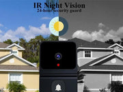 Loveliving Home & Living Wireless Doorbell Camera-Black Wireless Doorbell Camera-Black