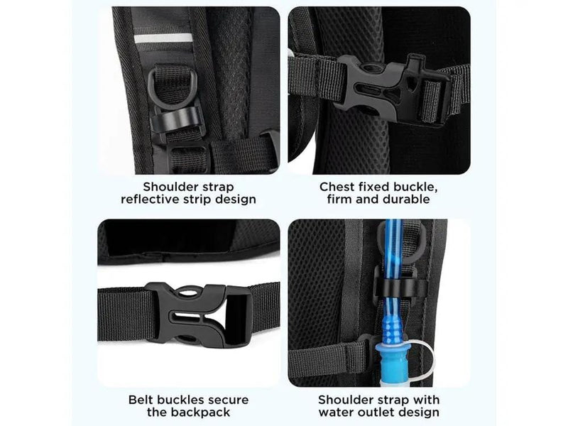 Lightweight Running Hydration Backpack Bag with 2L Water Bladder – view 4