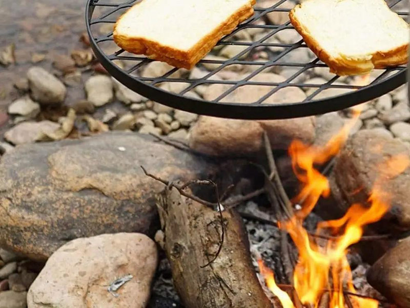 Heavy Duty Swivel Campfire Cooking Grill Grate – view 3
