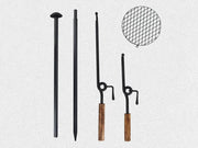 Heavy Duty Swivel Campfire Cooking Grill Grate – view 6