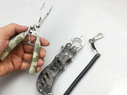 Loveliving Marine 2PCS Stainless Steel Fishing plier set 2 Piece Stainless Steel Saltwater Fishing Pliers Set