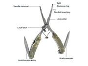 Loveliving Marine 2PCS Stainless Steel Fishing plier set 2 Piece Stainless Steel Saltwater Fishing Pliers Set