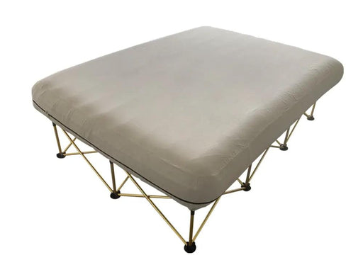 Folding Camping Bed with Inflatable Air Mattress and Carry Bag-Queen – view 1