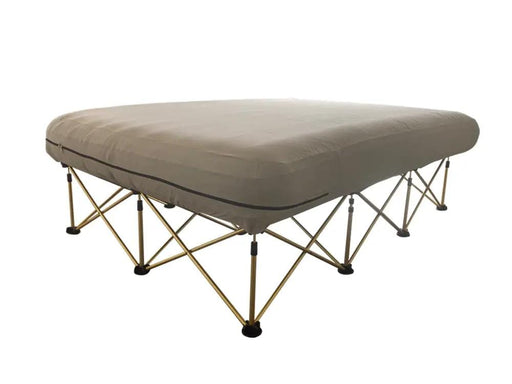 Folding Camping Bed with Inflatable Air Mattress and Carry Bag-Queen – view 2
