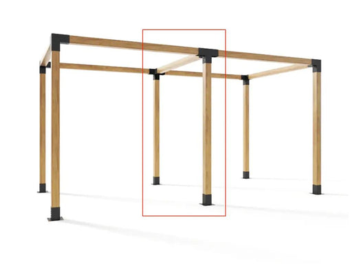 Loveliving Pergola 4-Way Pergola DIY  Bracket Kit 4-Way Pergola DIY  Bracket Kit