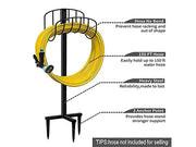 Loveliving Free Standing Garden Hose Holder Free Standing Garden Hose Holder