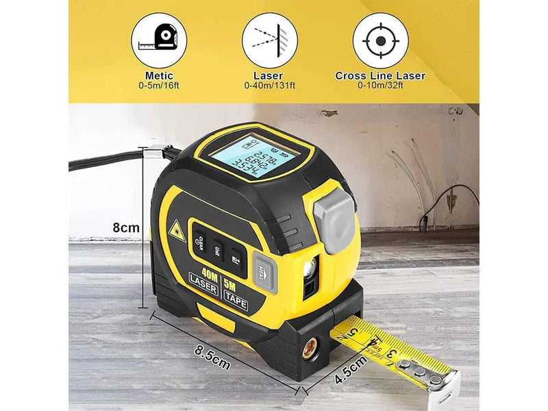 3 in 1 Digital Laser Distance Meters with LCD Display – view 6