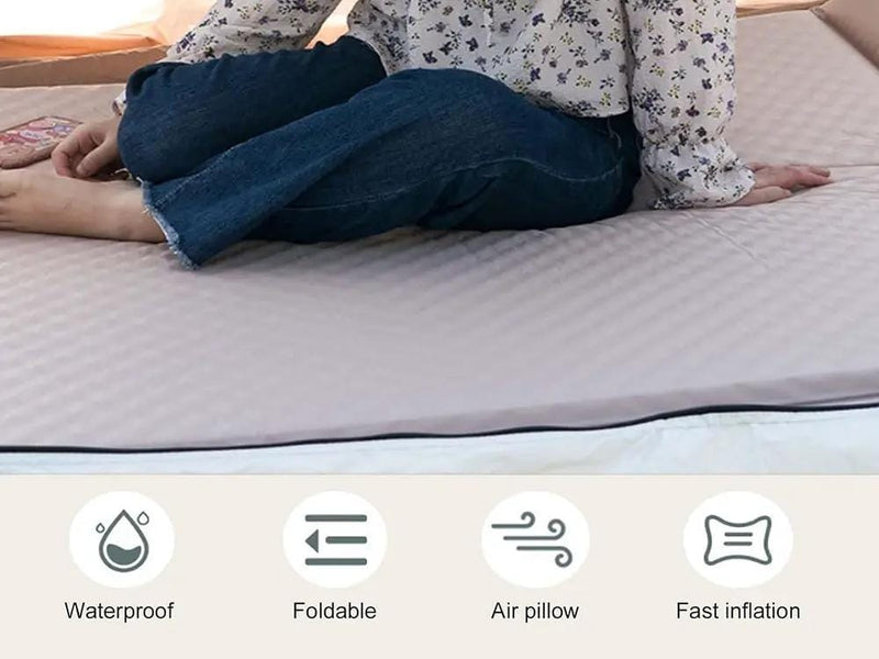 Loveliving Outdoor & Camping Automatically inflate Camping Sleeping Pad Automatic Inflating Camping Sleeping Pad With Pillow